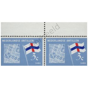 Nederlandse Antillen 1965 (NVPH 360) Blok van 2 zegels