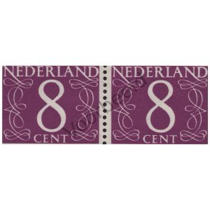 Nederland 1946-1957 (NVPH 468) strook 2 zegels horizontaal