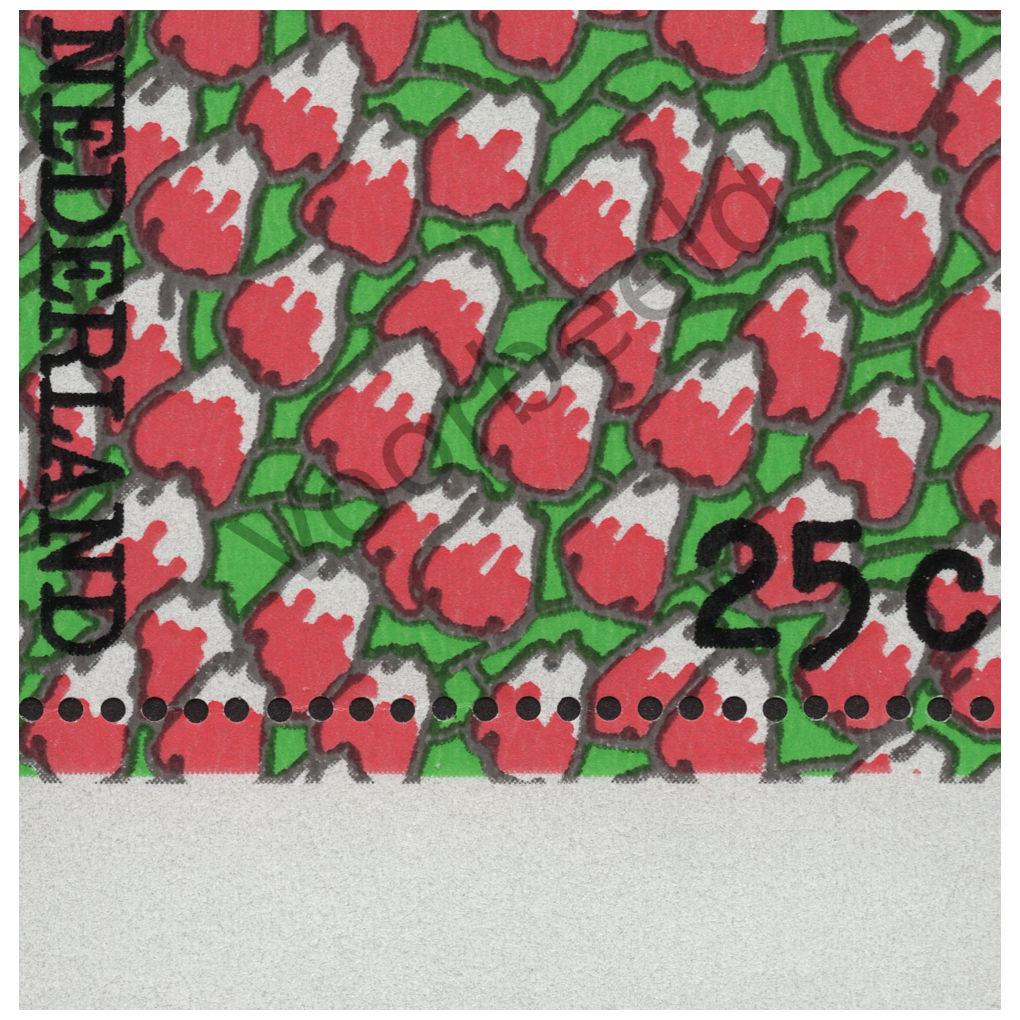 Nederland 1973 (NVPH 1025)-randstuk