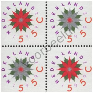 Nederland 1992 (NVPH 1542-1543) Blok van 4 zegels